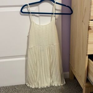 Cute Backless dress with lace details